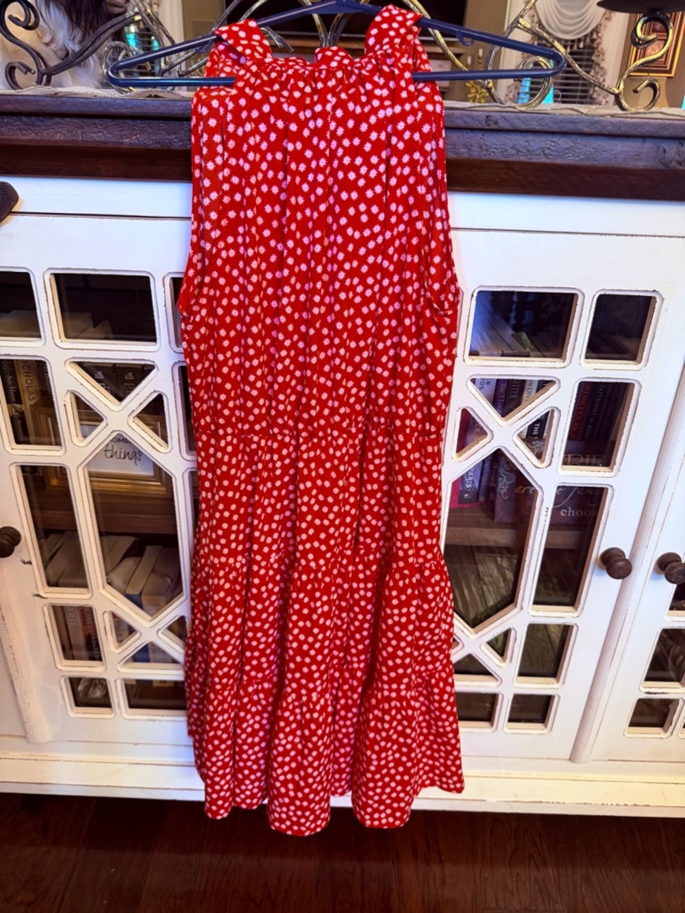 Red Polka Dot Tiered Women’s Skirt